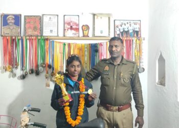 धावक सुष्मिता के किया सम्मानित