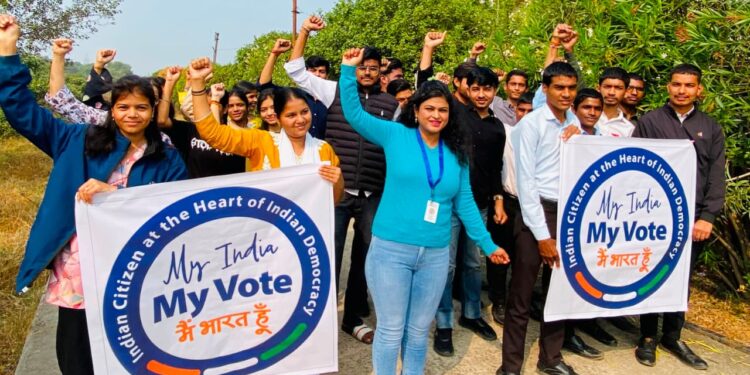 राष्ट्रीय मतदाता दिवस पर खास –  मेरा भारत, मेरा वोट थीम पर सारिका ने युवाओं को बताया मताधिकार का मतत्‍व