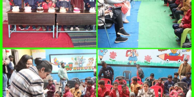 जिला पंचायत सीईओ हरसिमरन प्रीत कौर ने बाल गृह के बच्चों के साथ मनाया नया साल