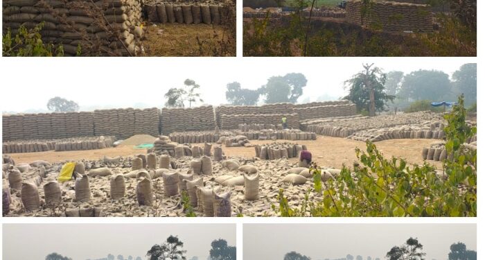 शिवशक्ति वेयर हाउस पड़रभटा में किसानों को हो रही परेशानी, खरीदी केंद्र प्रभारी बालगोविंद दुबे के हौसले बुलंद, खरीदी केंद्र में दिख रहे व्यापारी