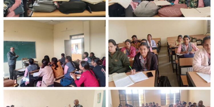 विद्यार्थियों को पंचगव्य के निर्माण एवं उपयोगतथा शसयविज्ञान का तकनीकी प्रशिक्षण दिया गया।