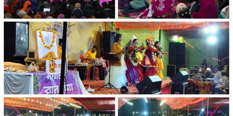 छोटा कछारगांव में भव्य देवी जागरण, भक्ति से सराबोर हुआ क्षेत्र