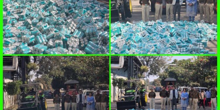 पौने 2 करोड़ की एक्सपायर बीयर पर चला बुलडोजर