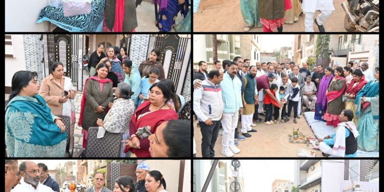 मकर संक्रांति पर कटनी के आचार्य कृपलानी वार्ड में सड़क डामरीकरण का भूमिपूजन महापौर प्रीति संजीव सूरी