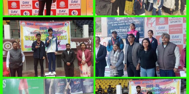 डी ए वी नेशनल स्पोर्ट ( राष्ट्रीय स्तरीय) प्रतियोगिताओं में जे पी वी डी ए वी विद्यालय के विद्यार्थियों ने लहराया परचम