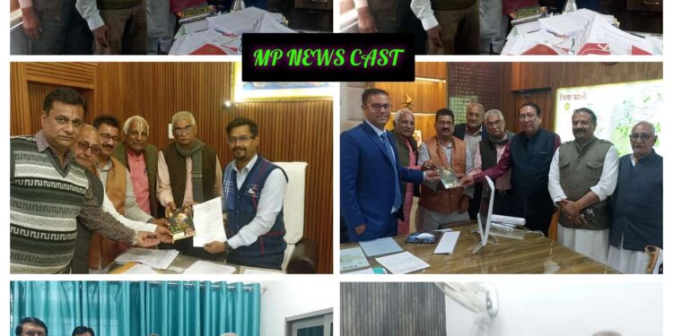 कटनी में भव्य भागवत कथा की तैयारी गरुड़ध्वज वैदिक शिक्षा समिति ने प्रशासन को सौंपा भागवत कथा का निमंत्रण