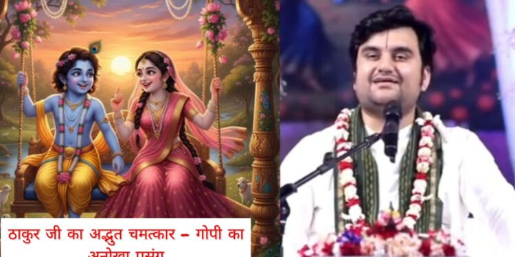 ठाकुर जी ने गोपी पर किया ऐसा चमत्कार कि सब रह गए हैरान – इंद्रेश उपाध्याय जी कथा जब ठाकुर जी ने गोपी पर दिखाया दिव्य प्रभाव – अद्भुत प्रसंग   ठाकुर जी का अद्भुत चमत्कार – गोपी का अनोखा प्रसंग
