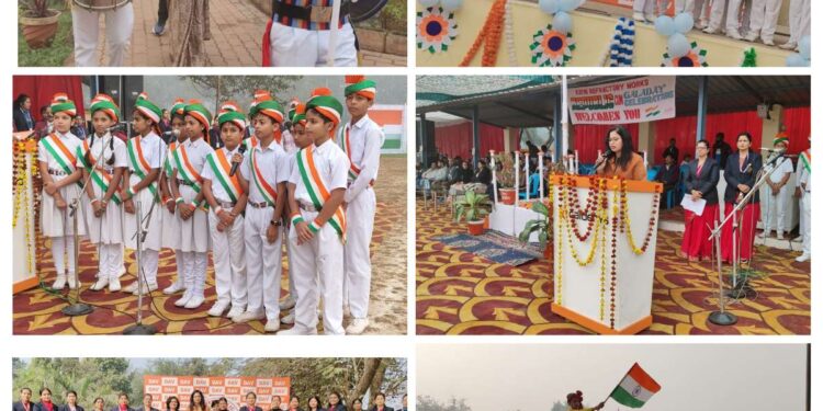 🎉 लोकतंत्र की शान – 77वाँ गणतंत्र दिवस DAV Cadlerys  School में भव्य समारोह  26 जनवरी 2026 🇮🇳