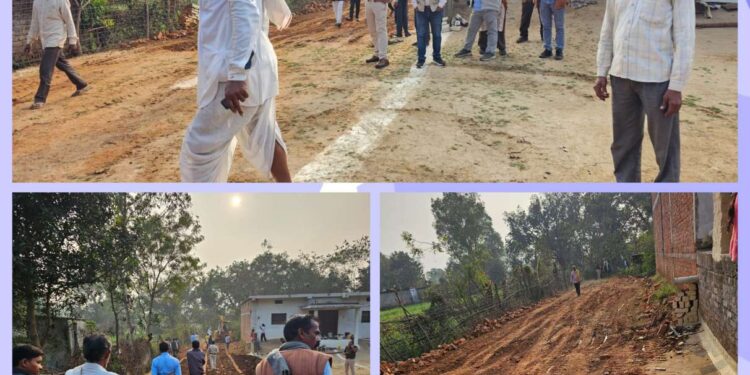 कलेक्टर के निर्देश पर सलैयाफाटक के मुक्तिधाम के रास्ते से हटाया गया अवैध कब्जा कलेक्टर श्री तिवारी ने बहोरीबंद में आयोजित जनसुनवाई में अतिक्रमण हटाने के दिये थे निर्देश