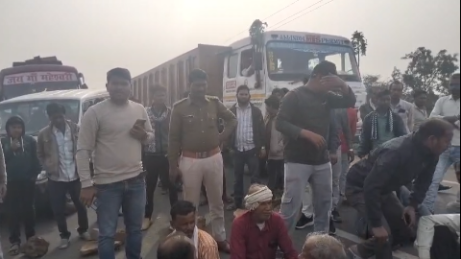 पन्ना-कटनी मार्ग पर चक्काजाम शाहनगर में धान खरीदी ठप, किसानों का फूटा गुस्सा