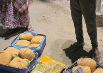 *मादक पदार्थ गांजा के कारोबार में लिप्त आरोपी मॉ, बेटा पुलिस गिरफ्त में,* *16 किलो 680 ग्राम गांजा कीमती लगभग 8 लाख 34 हजार रूपये का जप्त*