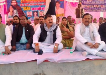 धूमधाम से मनाई गई संत शिरोमणि गुरु रविदास जयंती हर वर्ष की भांति इस वर्ष भी