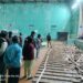 *बैडमिंटन इण्डोर हॉल माधव नगर में वुडन फ्लोरिंग कार्य का पुलिस अधीक्षक द्वारा निरीक्षण*