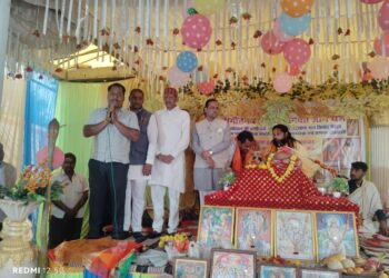 श्रीमद भागवत में भगवान श्री कृष्ण का जन्मोत्सव मनाया गया