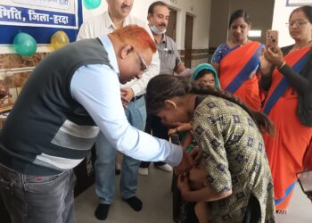 *मुख्य चिकित्सा एवं स्वास्थ्य अधिकारी ने किया दस्तक अभियान का शुभारंभ*