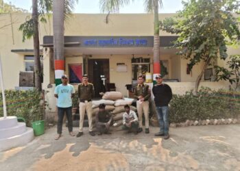 वेयरहाउस में मूंग की हुई चोरी थाने में किया गया मामला दर्ज