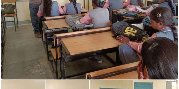 विद्यार्थियों को दिया गया फसलों में रोग नियंत्रण का तकनीकी प्रशिक्षण