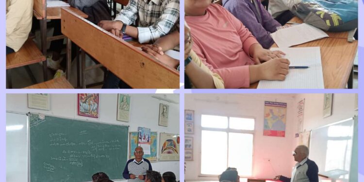 विद्यार्थियों को श्री अन्न मोटे अनाज के अंतर्गत बाजरा के उत्पादन एवं उपयोग का तकनीकी प्रशिक्षण दिया गया।