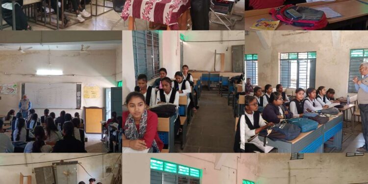 हरी खाद व खलियों के निर्माण पर विद्यार्थियों को मिला प्रशिक्षण जैविक खेती की ओर कदम