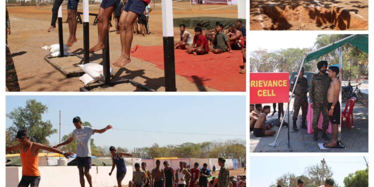 अग्निवीर भर्ती रैली में रीवा के 843 युवाओं का हुआ फिजिकल व  मेडिकल टेस्‍ट