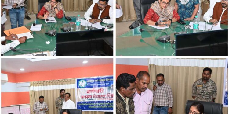 समस्या निवारण शिविर में निगमायुक्त ने कर्मचारियों के 19 आवेदनों पर की सुनवाई   विभाग प्रमुखों को प्राप्त आवेदनों पर समय-सीमा में निराकरण के दिए निर्देश