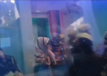 शहर के पॉश इलाके में स्पा एंड सैलून पर पुलिस की कार्रवाई