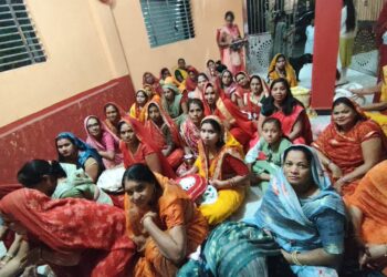 *कर्मचारी कॉलोनी में शीतला माता मंदिर पर श्रद्धा के साथ हुई पूजा-अर्चना,होली का किया गया*शीतलकरण*