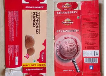 *खाद्य सुरक्षा विभाग की रिपोर्ट मे* *TOP”N TOWN BRAND और HAVMOR BRAND की* *आइसक्रीम अमानक पायी गई*