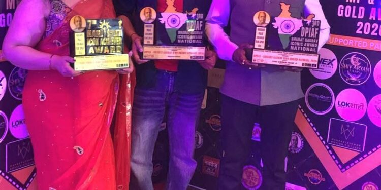 *दादा साहब फाल्के आइकॉन अवार्ड समारोह में महापौर विक्रम अहके को ‘भारत गौरव आइकॉन मेयर अवार्ड नेशनल 2026’ से सम्मानित*