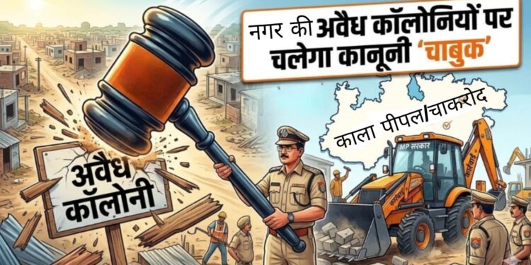 कालापीपल में तेजी से पनप रही”अवैध कालोनियां” प्रशासनिक नोटिस भी बेअसर साबित हो रहे,सरकारी जमीनों पर खुलेआम भी कब्जा…प्रशासन मौन