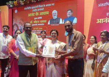 *💥खुशहाली दिवस पर विजयराघवगढ़ का गौरव, प्रियांश जैन राष्ट्रीय मंच पर सम्मानित 💥*