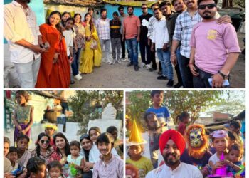 *जरूरतमंदों के साथ मनाई रंगों की होली, विद्या लोक वेलफेयर फाउंडेशन की सराहनीय पहल