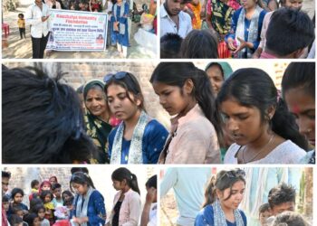 पवई के कृष्णगढ़ में अनोखी होली! KHF ने जरूरतमंदों के साथ मनाया सेवा का रंगीन पर्व