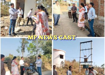 ढीमरखेड़ा में जल जीवन मिशन की पोल खुली SDM और CEO के निरीक्षण में मिली खामियां