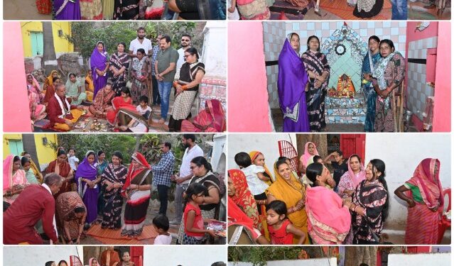 *वंशरूप वार्ड में विकास को मिली नई रफ्तार, खेरमाई मंदिर परिसर में बाउंड्रीवॉल व शेड निर्माण का भूमिपूजन संपन्न*  *विकास कार्य से क्षेत्र में खुशी की लहर, नागरिको व मातृशक्तियां ने जताया आभार*