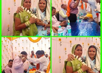 लालपुर में 20 लाख की लागत से निर्मित ग्राम पंचायत भवन का विधायक ने किया लोकार्पण