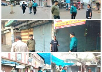 सुबह 6 बजे सड़कों पर उतरीं निगमायुक्त, स्वच्छता व्यवस्था का लिया धरातलीय जायजा