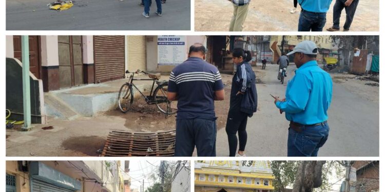 प्रातः कालीन सफाई व्यवस्था से रू-ब-रू होने निगमायुक्त का औचक भ्रमण अनवरत जारी