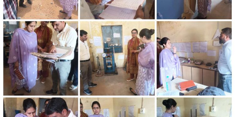 *जिला पंचायत सीईओ सुश्री कौर ने इमलिया में क्वालिटी कंट्रोल लैब का औचक निरीक्षण कर लिया जायजा, दिए आवश्यक निर्देश*