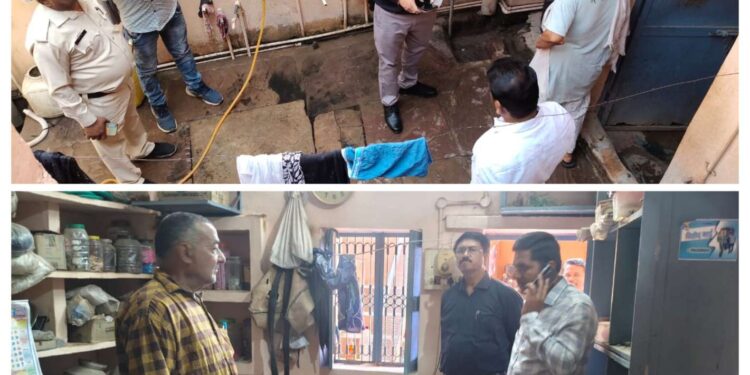 घर में अवैध व्यवसायिक सिलेंडर रखने पर संयुक्त जांच दल ने की कार्यवाही