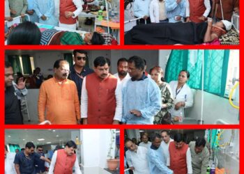“CM डॉ. मोहन यादव पहुंचे छिंदवाड़ा अस्पताल हादसे के घायलों का जाना हाल, परिजनों को दिया सहारा”
