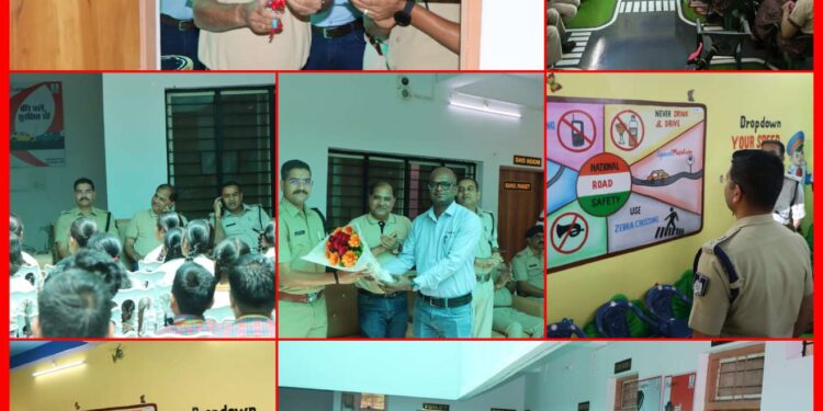 “आधुनिक यातायात थाना! वर्चुअल ड्राइविंग सिम्युलेटर व ट्रैफिक पाठशाला का शुभारंभ Online DL अब आसान”