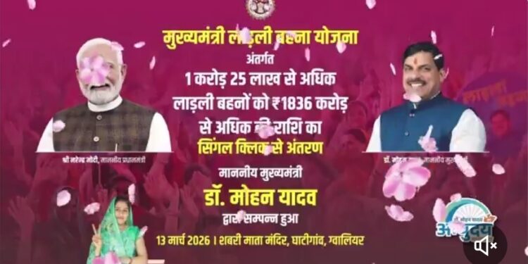 लाड़ली बहनों के खाते हुए मालामाल! CM मोहन यादव ने ट्रांसफर की राशि, कई योजनाओं का शुभारंभ