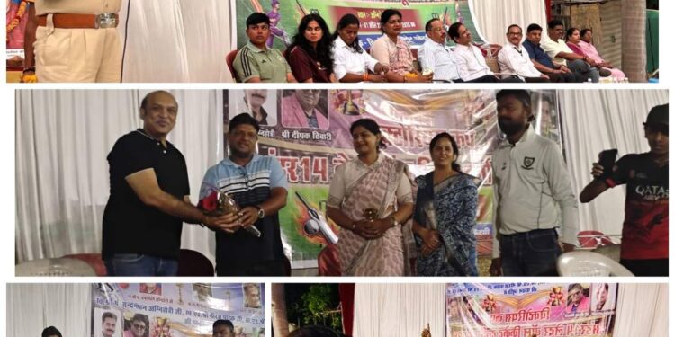 अग्निहोत्री गार्डन में विक्टोरियस कप का हुआ भव्य शुभारम्भ, पत्रकार 11 वर्सस डॉक्टर्स 11 के बीच हुआ रोमांचक क्रिकेट मैच,जिले में पहली बार क्रिकेट खिलाड़ी एवं वरिष्ठ अधिवक्ता दीपक तिवारी ने अंडर 14 क्रिकेट की नर्सरी तैयार कर IPL की तर्ज पर प्रारंभ कराया टूर्नामेंट…