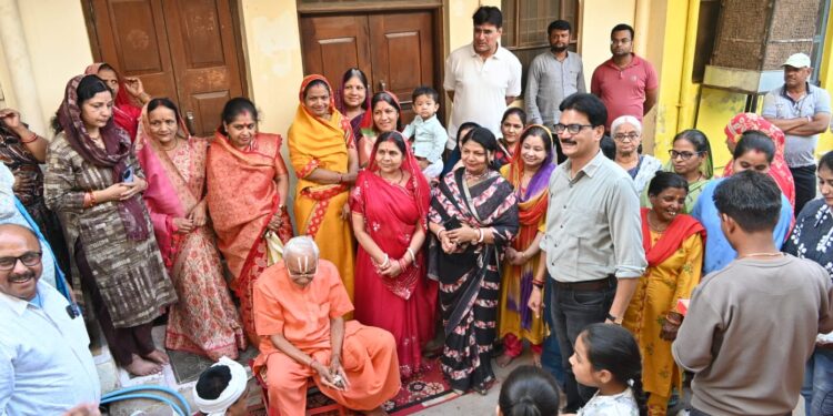 *विकास की नई लहर-सुविधाओं को मिलेगा नया आयाम* *जालपा देवी वार्ड में 22 लाख के विकास कार्यों का भूमिपूजन, महापौर व क्षेत्रीय पार्षद की मौजूदगी में वरिष्ठ नागरिकों के करकमलों द्वारा संपन्न*