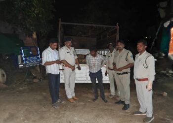 *सागौन तस्करों पर ढीमरखेड़ा पुलिस की बड़ी कार्रवाई* *सागौन से भरी पिकप सहित आरोपी गिरफ्तार*