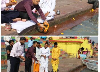 नवागत कलेक्टर सोमेश मिश्रा ने सेठानी घाट पर मां नर्मदा का पूजन अर्चन कर किया कार्यभार ग्रहण…