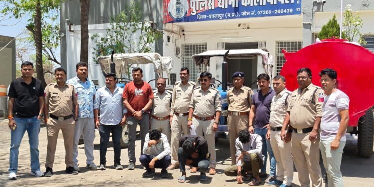 “कालापीपल पुलिस को मिली बड़ी सफलता 15 लाख रुपए का माल जब्त”  सबइंस्पेक्टर रवि भंडारी टीम ने ट्रैक्टर-ट्राली चोरी का गैंग किया खुलासा…!
