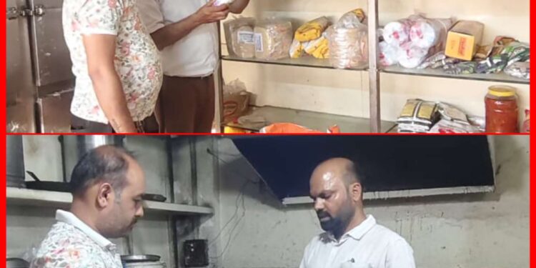 पन्ना तिराहा का सत्कार होटल जांच में फेल! पनीर-दूध के सैंपल जब्त प्रशासन एक्शन मोड में”