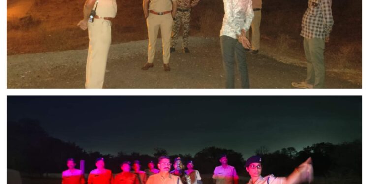 रातों-रात बदला माहौल! SP अभिनय विश्वकर्मा खुद पहुंचे शैडो एरिया 🔍